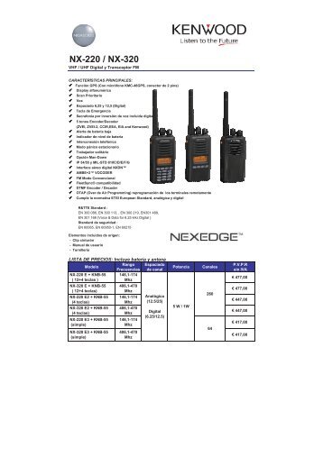 kenwood nexedge - Calle Catorce