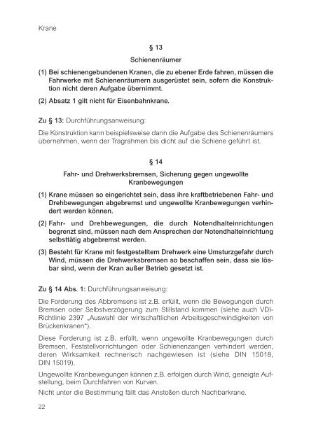 D6 Bg-Vorschrift D6 Krane - Die BG ETEM