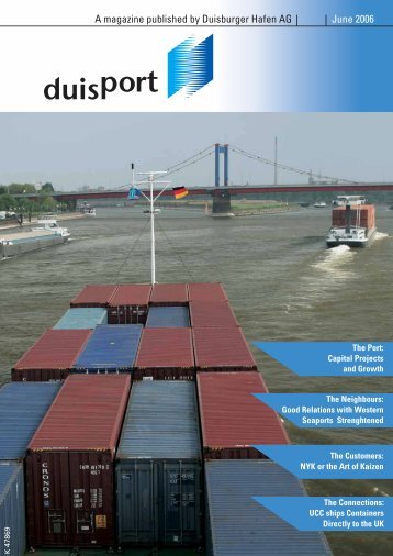 A magazine published by Duisburger Hafen AG June 2006 - Duisport