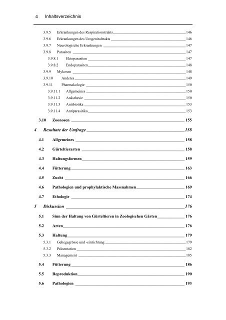 Biologie und Haltung von Gürteltieren (Dasypodidae)