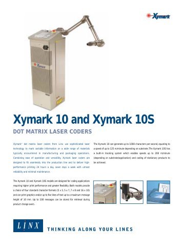 Xymark 10 and Xymark 10S - linx