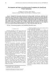 Development and Study of an Electrostatic Precipitator for Small ...