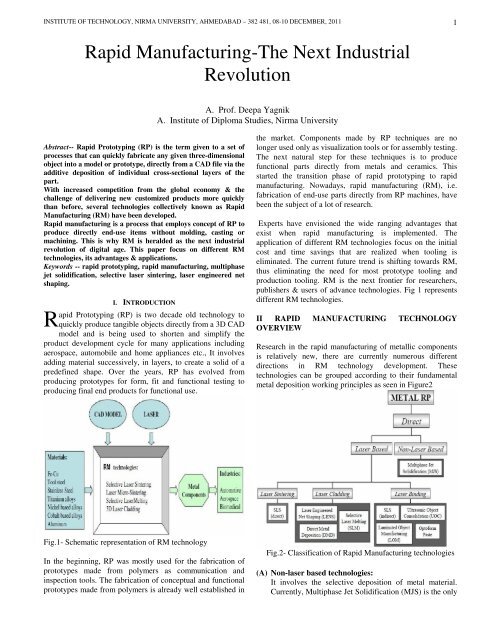 Rapid Manufacturing-The Next Industrial Revolution - Nuicone.org