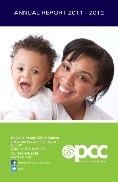 ANNUAL REPORT 2011 - 2012 - Oakville Parent Child Centre
