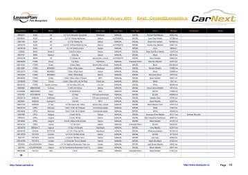 Cadenza Document - CarNext