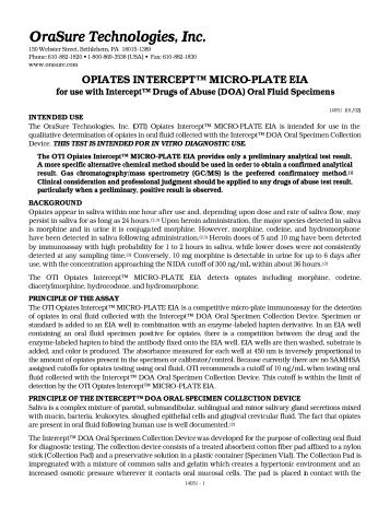 Intercept OPI.pdf - Drug Testing