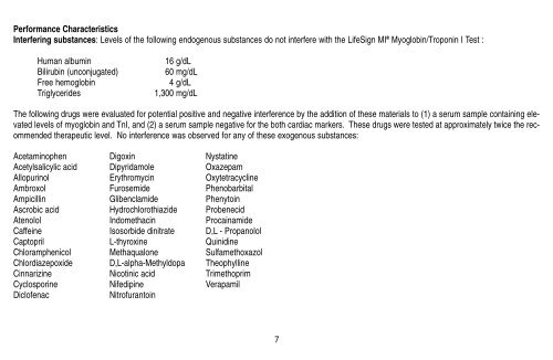 LifeSign MI Troponin I/Myoglobin.pdf - Drug Testing