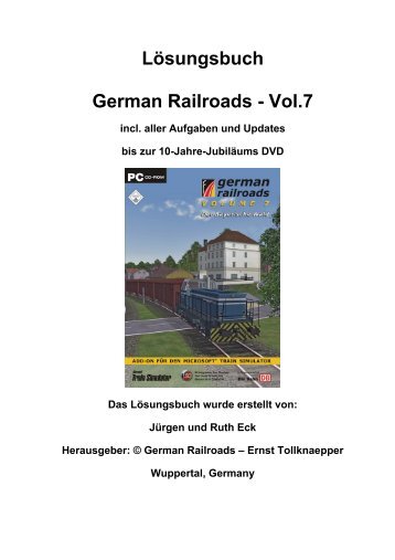 Lösungsbuch German Railroads - Vol.7