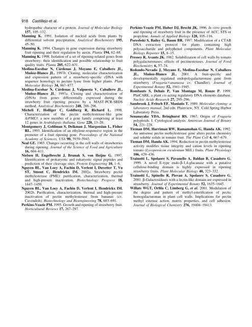 Pectin esterase gene family in strawberry fruit - Journal of ...