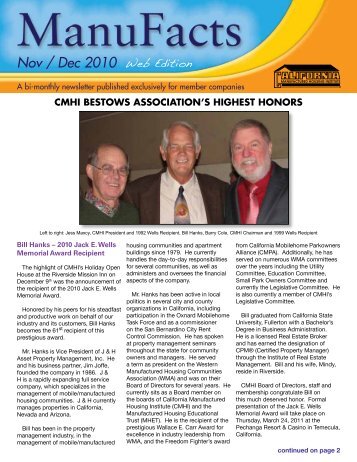 A bi-monthly newsletter published exclusively for member