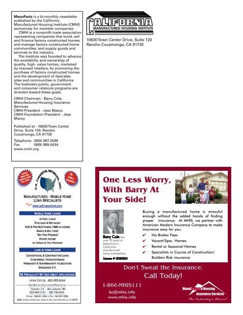 A bi-monthly newsletter published exclusively for member