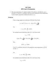 OC3140 HW/Lab 6 Estimation