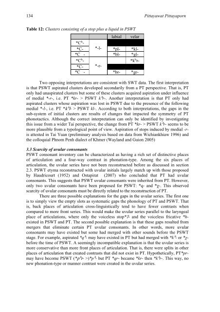 proto-southwestern-tai revised: a new reconstruction - seals 22