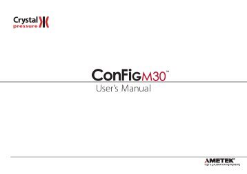 3413 Rev B ConfigM30 Manual - Crystal Engineering