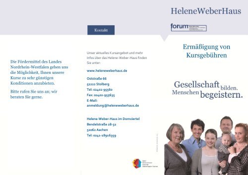 Informationen Helene Weber Haus