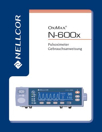 Nellcor Oximax N-600x (PDF, 3.653 kB)