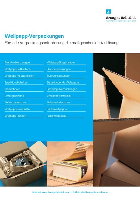 Wellpapp-Verpackungen - Brangs + Heinrich