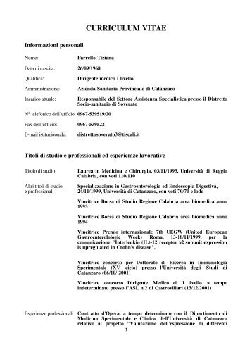 curriculum vitae - ASP CZ