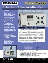 Precision Humidity & Temperature Calibration System MARSH