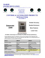 DM2200 XXX - Marsh Instrumentation Inc.