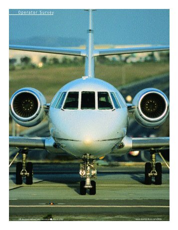 Operator Survey: 731 Falcon 20-March 2002