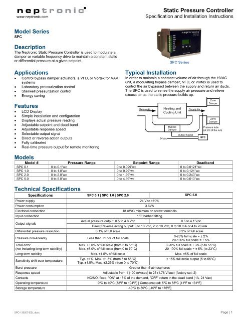 SPC 0.1 - Neptronic