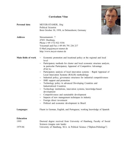 Curriculum Vitae