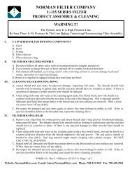 U-115 Series Manual._PSM04-10 REV2.pdf - Norman Filters