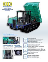 IC-50 Crawler Carrier - IHI Compact Excavator Sales