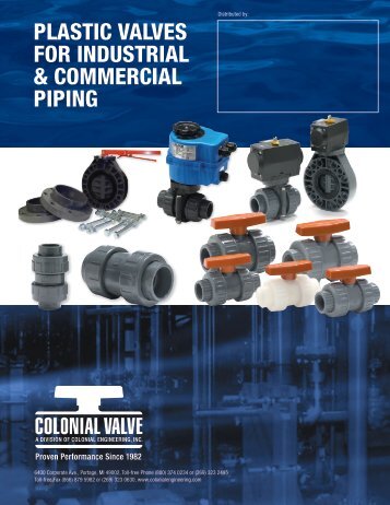 Industrial Valve Brochure - Colonial Engineering