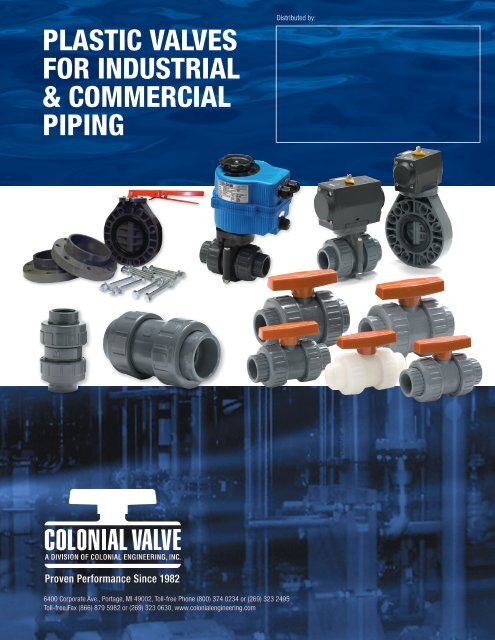 Industrial Valve Brochure - Colonial Engineering