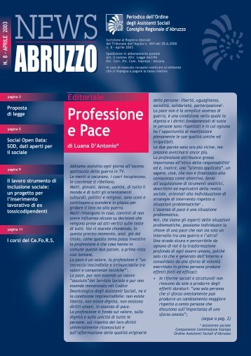 Scarica il numero 8 in formato pdf - ORASABRUZZO