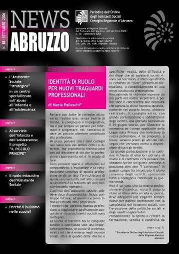 Scarica il numero 18 in formato pdf - ORASABRUZZO