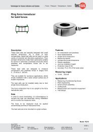 Ring force transducer for bold forces