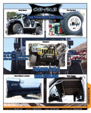 Trail Proven Off-Road Gear - Custom Truck Products