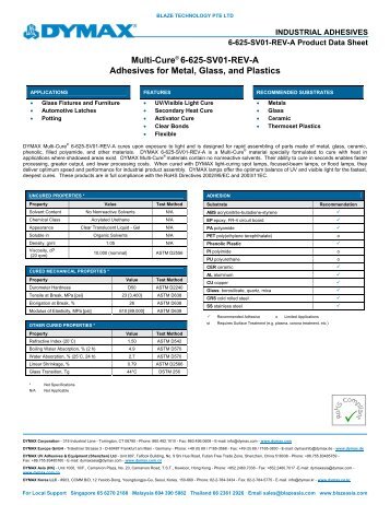 Datasheet - Blaze Technology Pte Ltd.