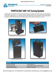 Porta-Ray 400 UV Curing System - Blaze Technology Pte Ltd.
