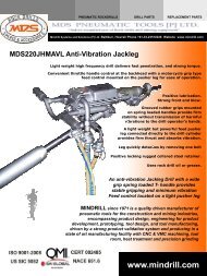 MDS220 Anti-Vibration Jackleg PDF - Parts HeadQuarters Inc