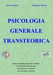 Manuale di Psicologia Generale Transteorica - Prepos