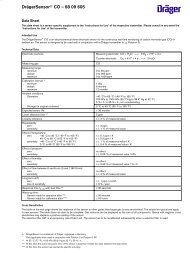 DrÃ¤gerSensorï CO â 68 09 605 - Pulse Instruments