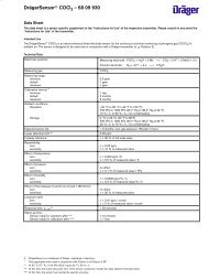 DrÃ¤gerSensorï COCl â 68 09 930 - Pulse Instruments