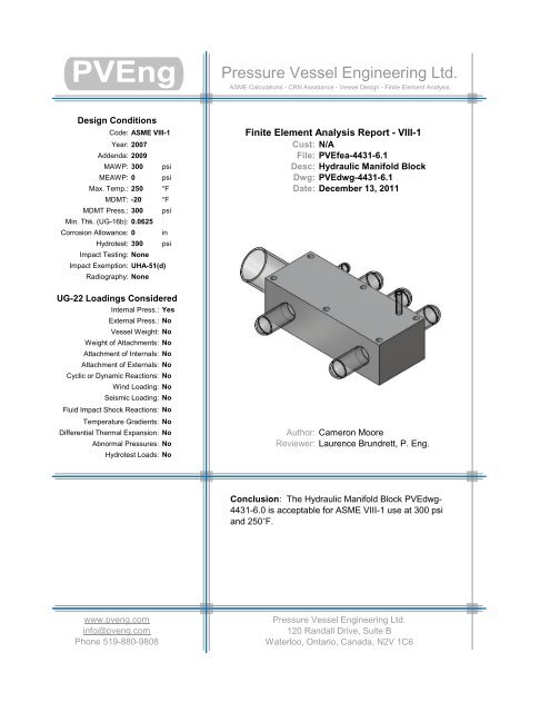 Full Fea Report Pveng