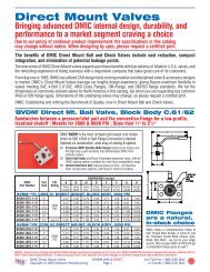 DMIC Direct Mount Valves - Lifco Hydraulics USA