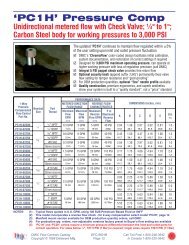 'PC1H' Pressure Comp - Lifco Hydraulics USA