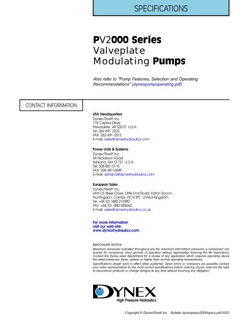 PV2000 Series Pumps.pdf - Hasmak