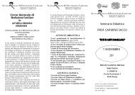 Programma - Scuola Romana di Psicoterapia Familiare