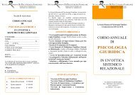 Scarica la brochure - Scuola Romana di Psicoterapia Familiare