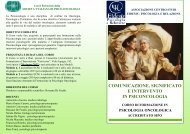 Brochure del Corso di formazione - Sipo