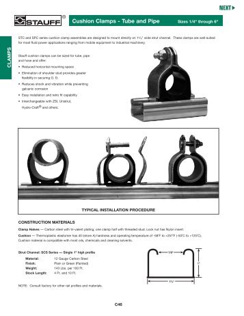 Stauff Hydraulic Clamps--STC/SPC Series