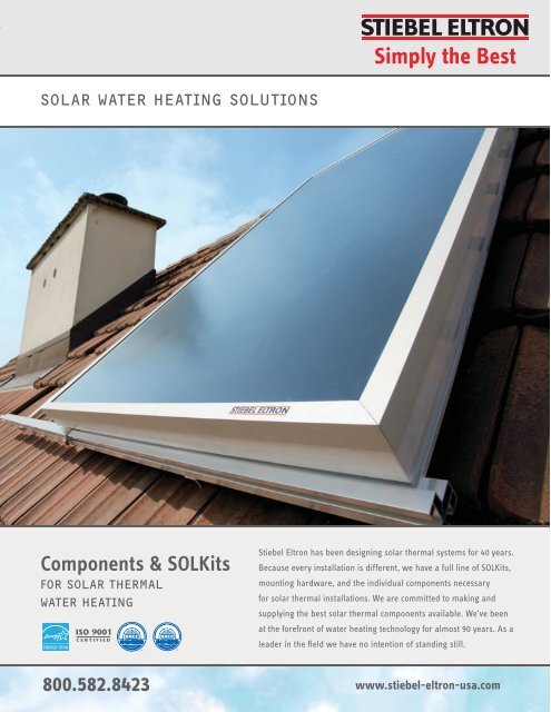 Solar Warter Heating Solutions - Stiebel Eltron